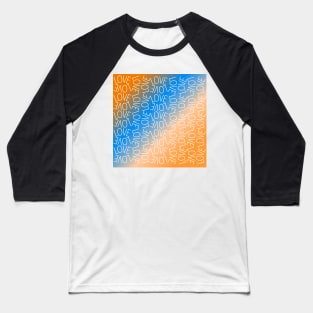 Love of orange and blue Baseball T-Shirt